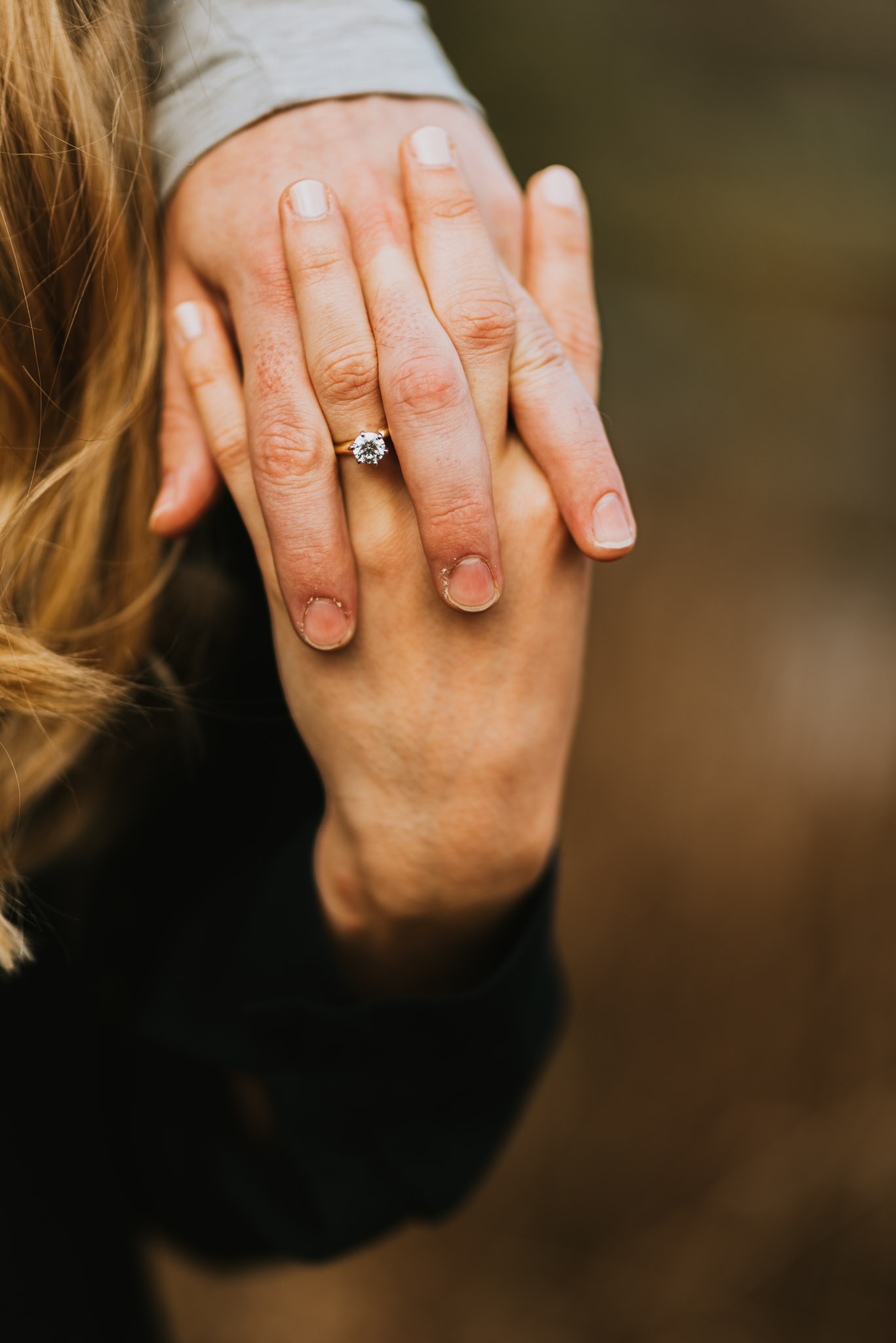 blowing rock fall engagement ring photo