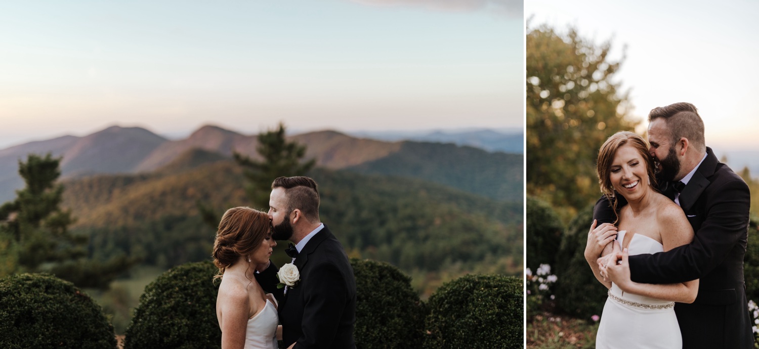 Highlands, NC mountain wedding photos